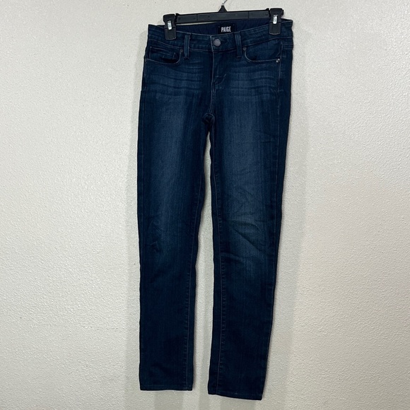PAIGE Skyline Skinny Deep Indigo Skinny Jeans - Picture 2 of 10